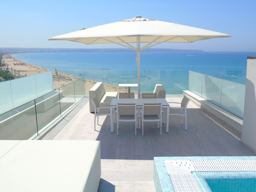 Deluxe Penthouse, Hot Tub, Sea View - Terrace/Patio
