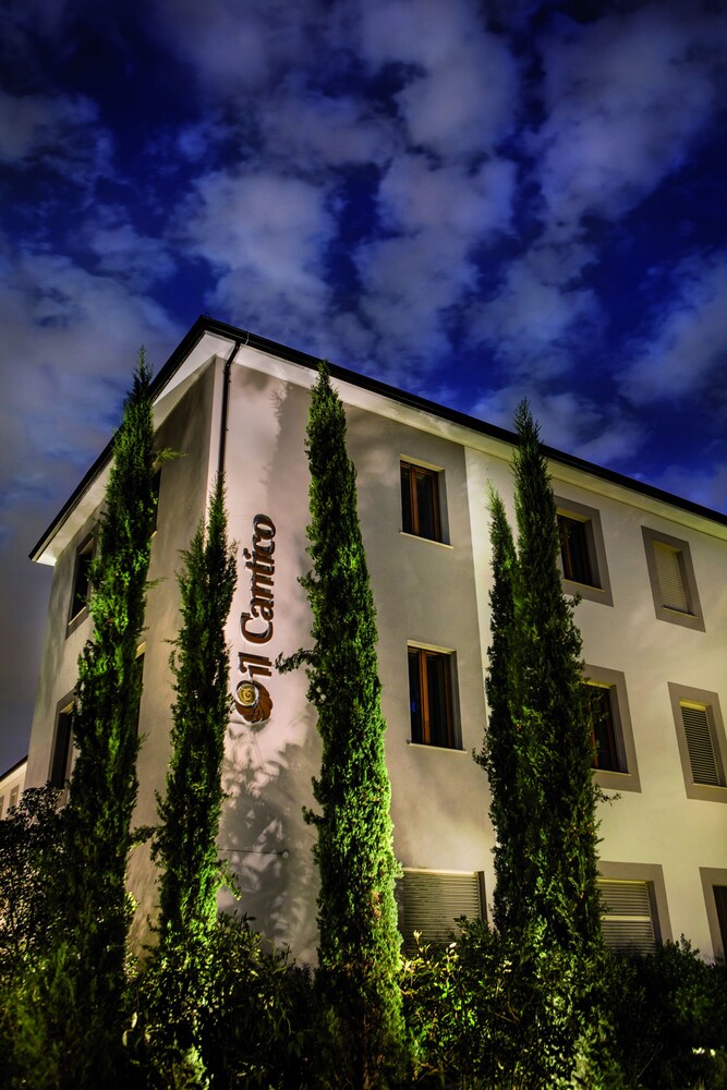 Hotel Front - Evening/Night