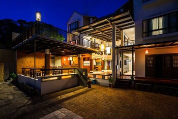 Hotel Front - Evening/Night