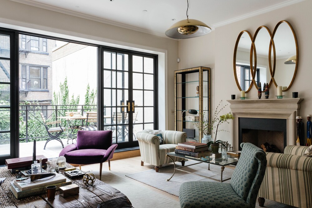 거실 (아파트, 침실 6개 (West 17th Townhouse II))