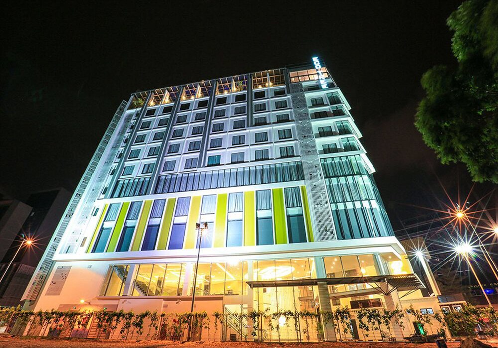 Hotel Front - Evening/Night
