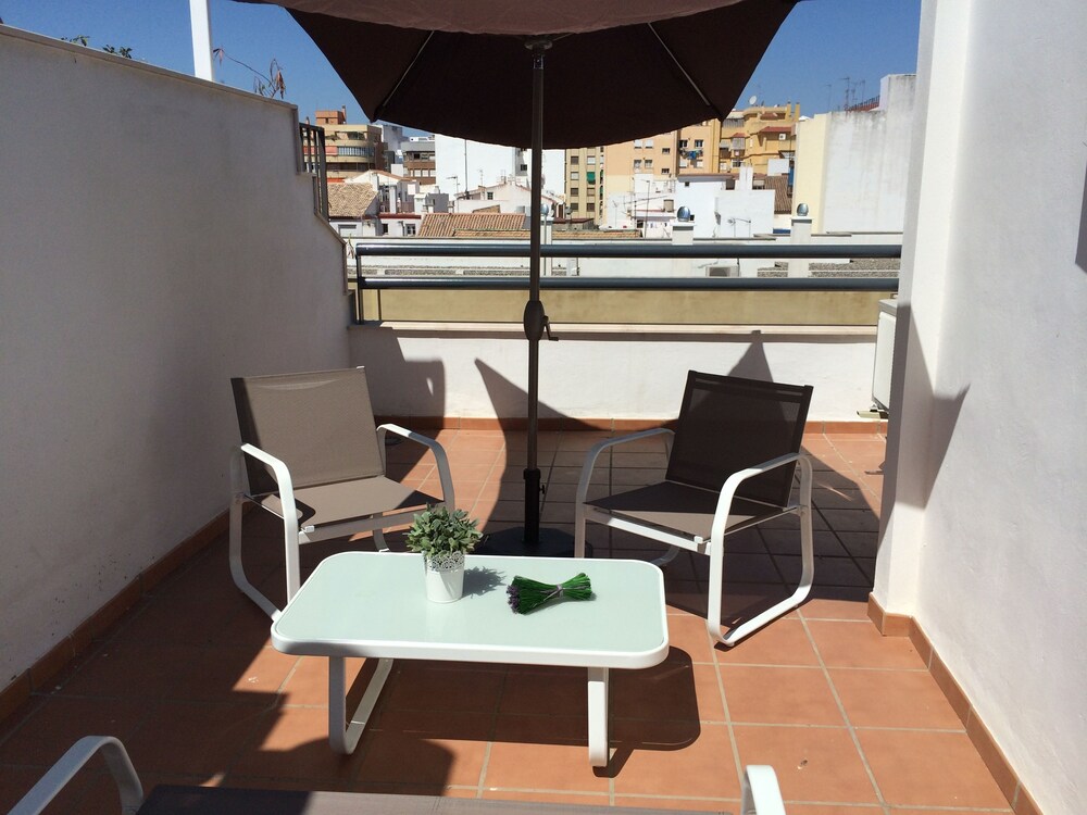 Terraza o patio: Estudio, terraza (Calle Juan de Mena 7)