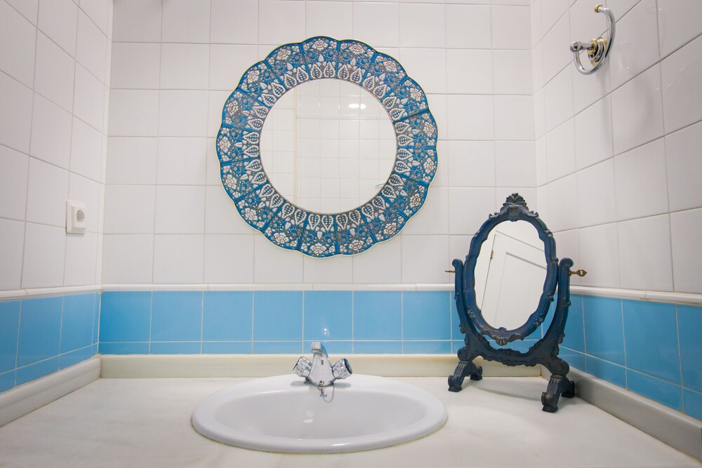 Lavabo en el cuarto de baño: Apartamento superior, 2 habitaciones (Trinidad Grund)
