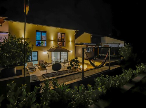 Ferienwohnung 'Zur Quelle' mit privater Terrasse, privatem Garten und WLAN