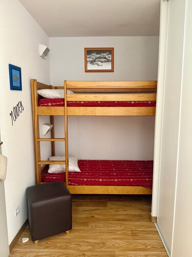 Appartement montagne hiver/été tout équipé 6 personnes au pied des pistes