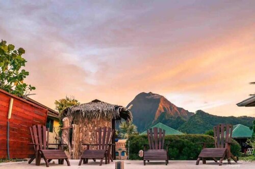 Bungalow Hiana - vue Lagon Avec Plage Privée