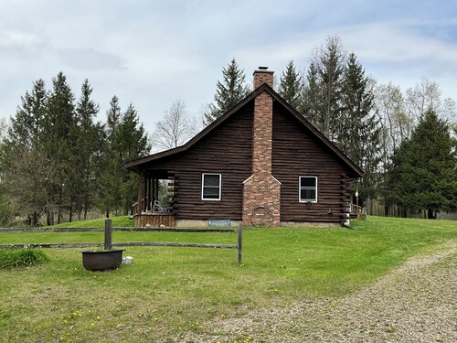 Rustic Log Cabin Woodland Retreat