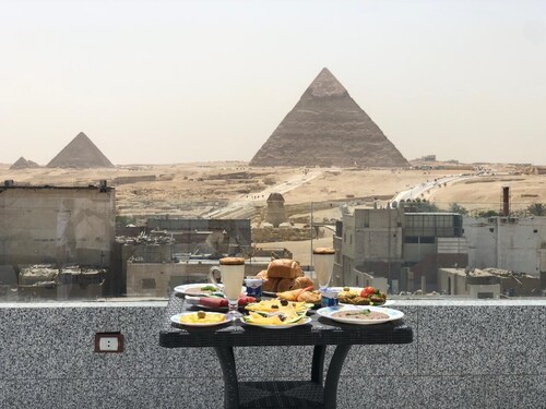 Middle East Pyramids View