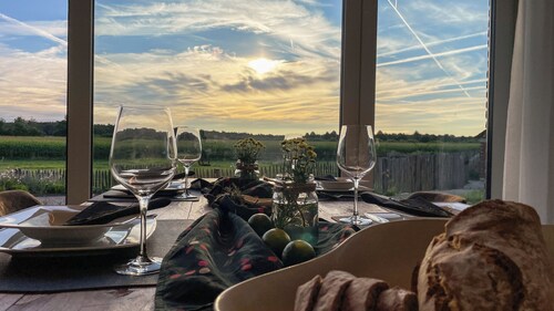 Ferienwohnung Alpakablick - inklusive gratis Alpaka Meet & Greet