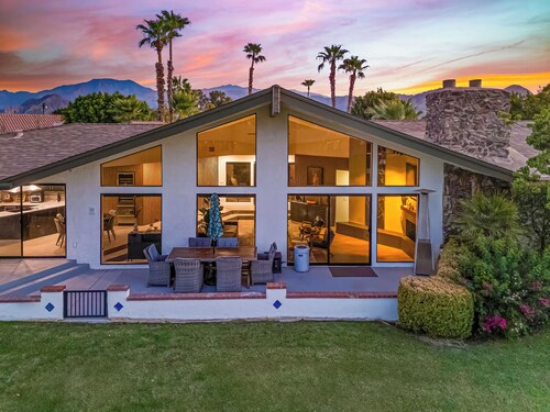 Golf Course-Front Views, Pool + Hot Tub, Modern Oasis | Edgy House by AvantStay