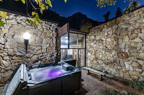 Historic Lodge located on Big Cottonwood River.