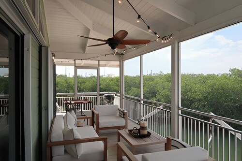 Waterfront House with Boat Dock