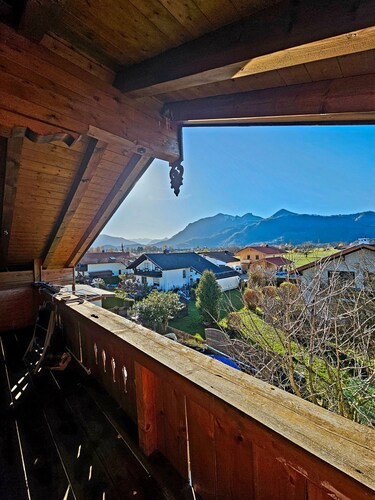 Apartment 'Weitblick Grassau' with Mountain View, Balcony and Wi-Fi