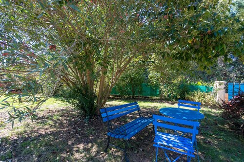L'Azuré de Monein – Duplex Rénové avec Vue Imprenable, Piscine Privée, Jardin et Mezzanine