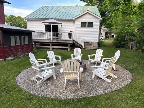 Walk to Everything! Spacious & New 4-Bedroom Home in the Heart of Schroon Lake.