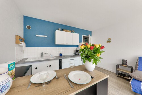 Studio avec belle terrasse 2 personnes - Sarzeau