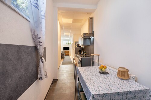 Ferienwohnung 'Lützen Muschwitz' mit Gemeinschaftsterrasse und Wi-Fi