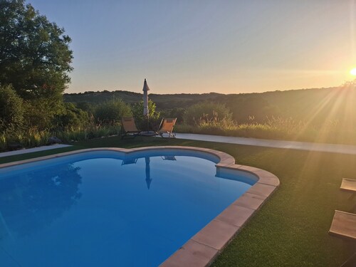 Gîte du Causse Loubressac Charming house with swimming pool in the Dordogne Valley