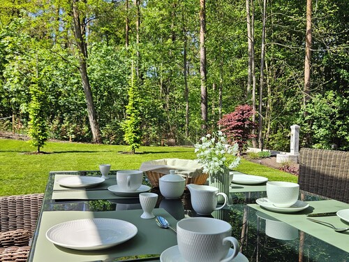 Lychenseevilla mit Seeblick, Wintergarten, Kamin und Sauna