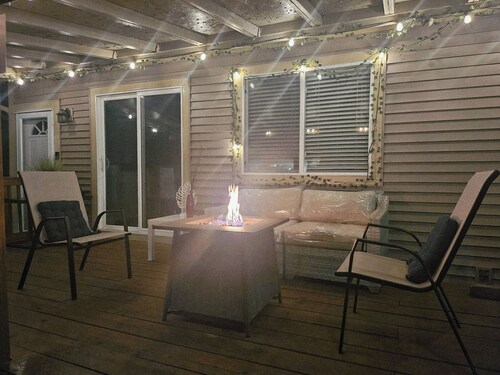 Urban Flame and Frame (firepit+ping pong table)