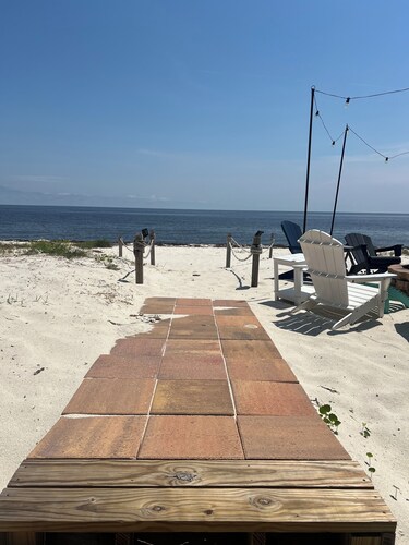 BEACHFRONT "Turtles Nest" Delight in Alligator Point- New Listing