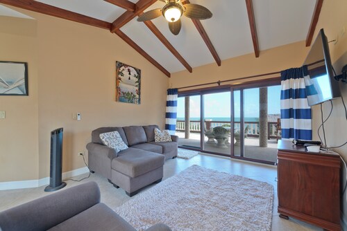 Spectacular Oceanfront 3/3 Villa with Private Beach, Pool, and Dock