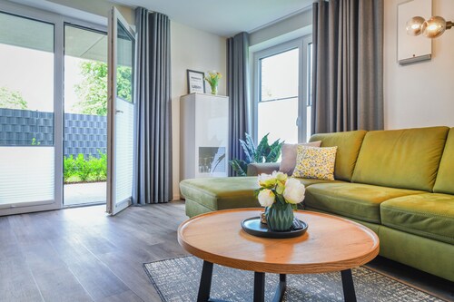 SeeEckchen – Stilvoll. Strandnah. Sauna. Terrasse.