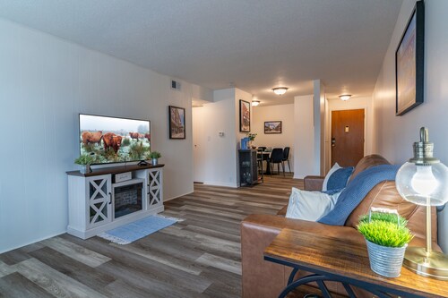 Charming 1-bedroom apartment in historic downtown Cedar Falls with AC.