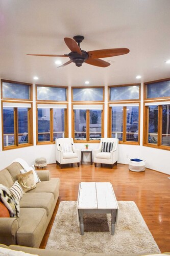 A golf course home with game room and amazing outdoor space.