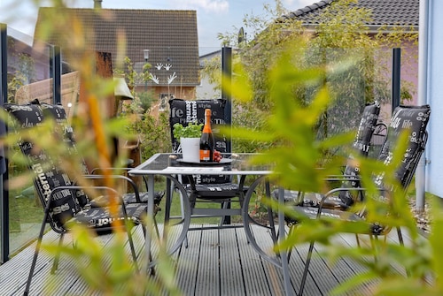 Ferienhaus Das blaue Haus am Peenestrom - Ferienhaus Das blaue Haus-2 SZ bis