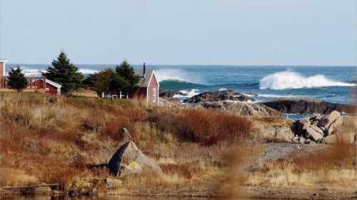 Sailor`s Rest House On The Cliffs Of Petit De Grat In a French Acadian Community