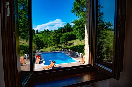 La pieve country house, villa, pool, relax, dreams house, sibillini, playground