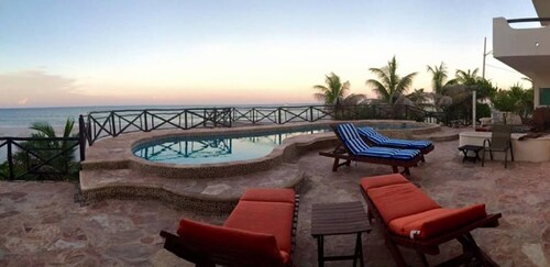 Formerly known as Casa Azul del Caribe, Tranquil Oceanfront Home w/Perfect Views