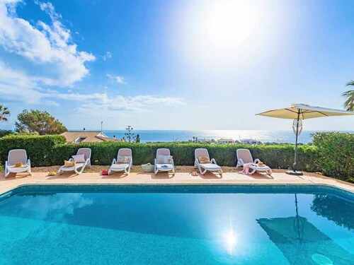 VILLA TURQUESA - Stylish large, bright villa near the beach, sea views