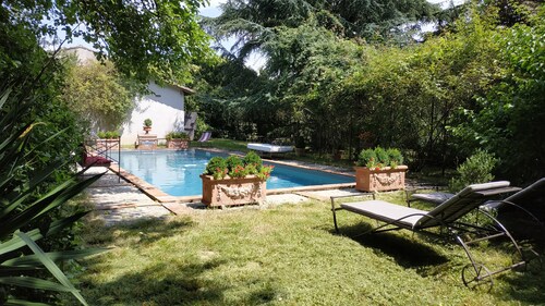 Beautiful house with swimming pool, in Little Tuscany between Albi and Toulouse