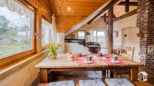 4 apartment on former Farm 'Lindenhof-Bergenhausen', vacation with dog