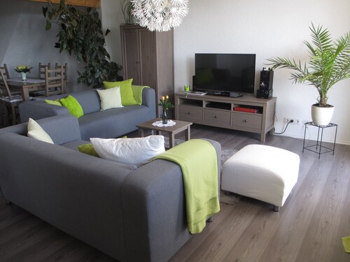 2 Ferienw. , neu , modern, familienfreundlich, barrierefrei, große Südterrasse