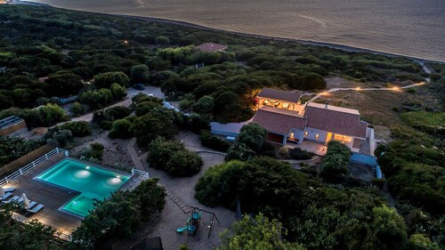 Villa Napius - private beach access on a sandy beach