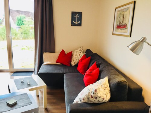 barrierefreie FeWo 'BERT' *2 Schlafzimmer*2 Bäder*Kamin*Terrasse mit Garten