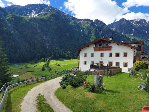 Ferienwohnung Schnalstal mit Luxusblick auf das Martelltal Südtirol