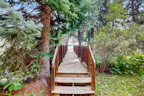 Ski-in/out condo with fireplace & hot tub & grill- steps to lifts/town