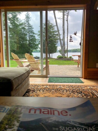 Lakefront home on a beautiful pond. Quiet, relaxing, comfortable home.