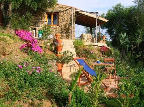 Traditionelles Hirtenhaus am Rio Guadiana