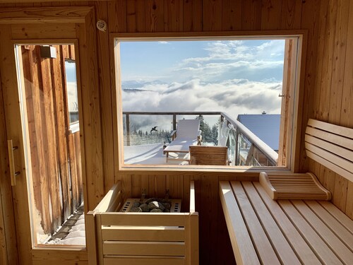 Geniessen Sie Urlaub in den Alpen mit dem kleinen Luxus eines Privat SPA