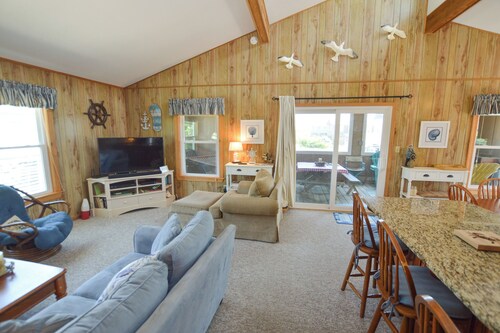 The house that has a great layout for two families to fit comfortably!