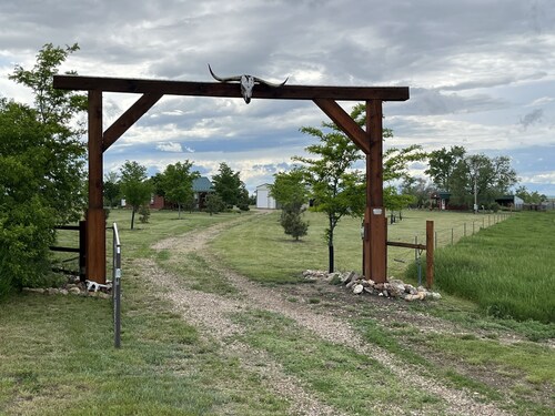 Secluded Badlands Ranch, dark skies, starry nights