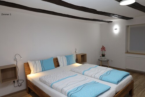 Renovated half-timbered house in a quiet location