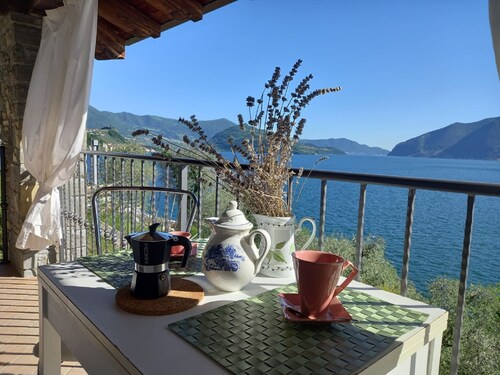 Apartment by Lake Iseo with Stunning Views