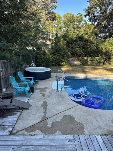 Alex’s Legacy 3 bedroom Oasis with private pool and fenced in yard.