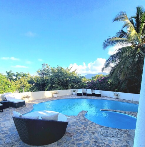 Caribbean Luxury Villa - House of Mermaids ✅Ocean View ✅Private Pool ✅Full Staff
